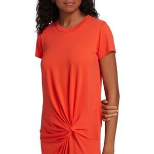 NWT NSF Orange Tangelo Kaden Knot Dress
